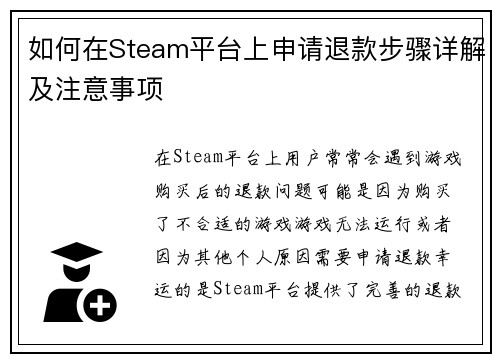 如何在Steam平台上申请退款步骤详解及注意事项